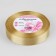 Satin tape, 20 mm × 23 ± 1 m, soft yellow color No. 101