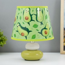 Avakado table lamp E14 15W white-green Risalux