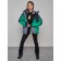 Ski jacket female, size 56, black color