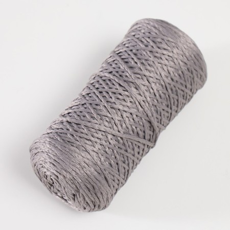 Knitting cord 100% polyester 1mm 200m/75 ± 10g (15-gray)-1