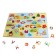 Training board game "Alphabet with coloring"