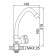 ACCOONA A4786 monostering mixer, for cold water, chrome