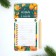 New Year. Block for recordings with a pencil on the magnet "Happy New Year"