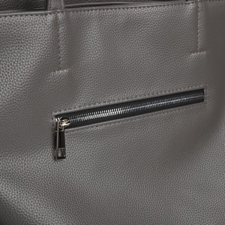 Female bag Textura, chover, large size, color gray color-4