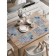 A set of napkins for setting the table "Flower vibrations", rectangular, rounded edges, size 30x46 cm, 4 pcs