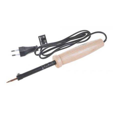 Soldering iron bison master, wooden handle, durable sting, 25 watts, 220 B-1