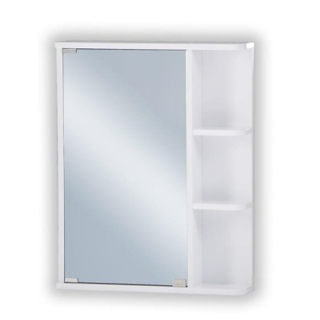 Bathroom mirror "Standard 55" Right, 70 cm x 55 cm x 12 cm