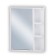 Bathroom mirror "Standard 55" Right, 70 cm x 55 cm x 12 cm