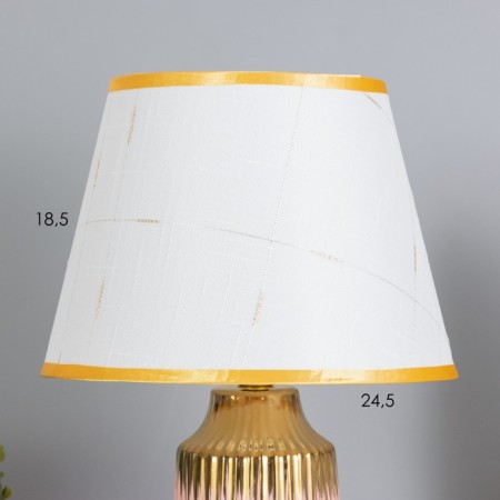 Table lamp "Neva" 1x40W E14 pink/gold 24x24x40cm-2
