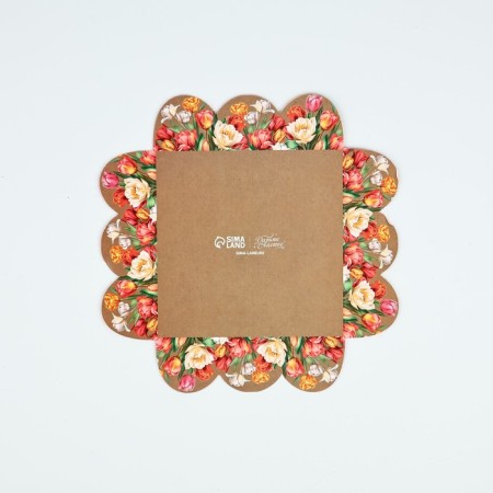 Box for confectionery products with PVC “March 8”, 10.5 × 10.5 × 3 cm-6