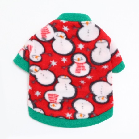 Snowman's sweatshirt, size S, red (DS 26, Osh 22, OG 34 cm)-6