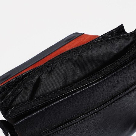 Male bag, black color-3