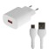 The BYZ U40, 1 USB, 18 W, 5 A, USB cable - Micro USB, 1 m, pd, white