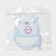 Moacher mittens children's shares "Bear", for bathing, 16 cm, blue