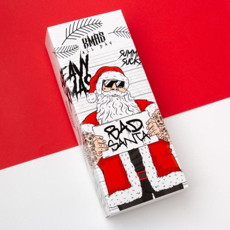 A set of New Year's male socks "Bad Santa" p. 41-44-2