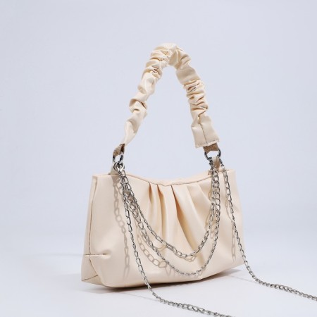Baget bag with zipper, dairy color-2