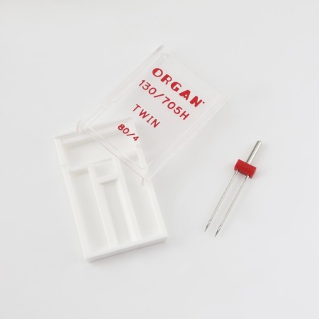 Needle for household sewing machines, double, No. 80/4-1