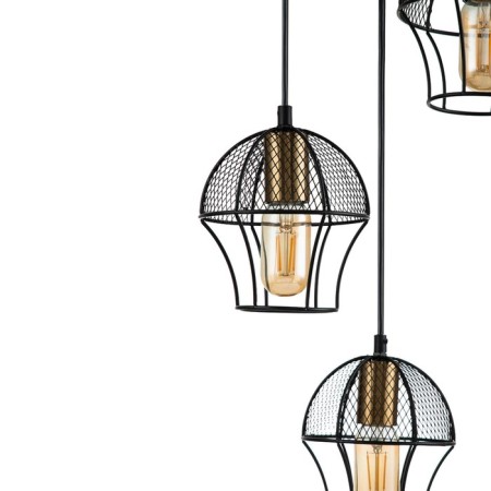 Suspended Indigo, 10011/3p Black. 3x40W, E27, 350x350x205/1705 mm, black color-1
