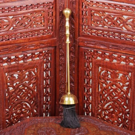 Fireplane set "Imperial" brass (5 objects) 48x11x11 cm-3