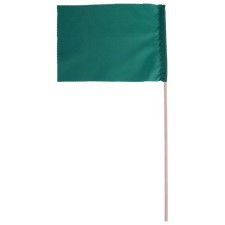 Flag, length 40 cm, 15x20, green color