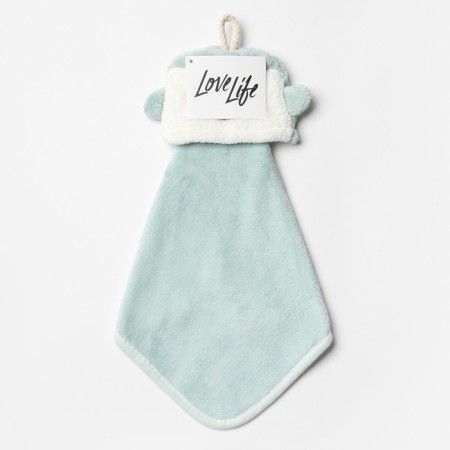 Lovelife hand towel "Penguin", 39x21 cm, 100% PE, microfiber 280 g/m2-4