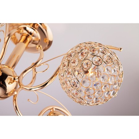 Miraage 5x40W Cella E27, gold 54x54x30 cm-2