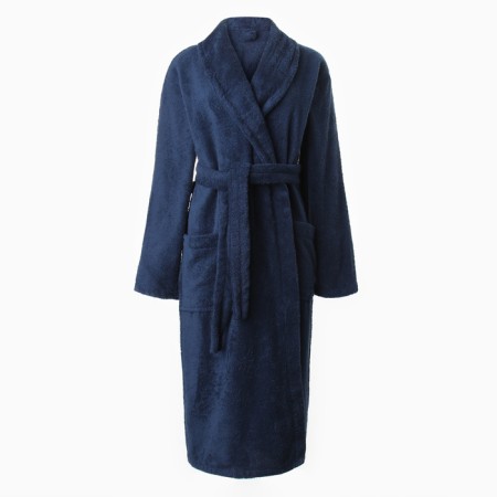 Male robe, "bath", color dark blue size 56