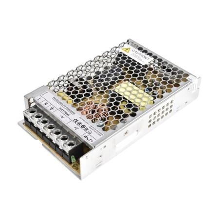 Power supply LED Strip 220205, 200W, 3x9.7x15.9 cm, silver color