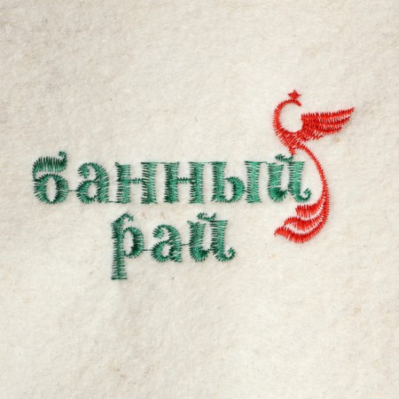 Stear for the bath "Bath Paradise", felt, white, 180x60cm-2