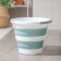 Fighting bucket "Flex", 10 l, 32 × 34 × 26 cm, sea wave color