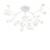 Ceiling lamp 3W, 36xg4, 56x98 cm, white