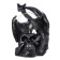 Plasma ball "Dragon and skull" black with silver patina 15x15x17.5 cm