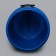 Food flash, 48 l, neck 26 cm, blue, open top