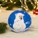 Christmas ball D-10 cm "White bears"