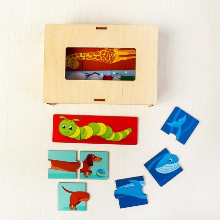 Triple puzzle "Gather a picture" (puzzle)-2