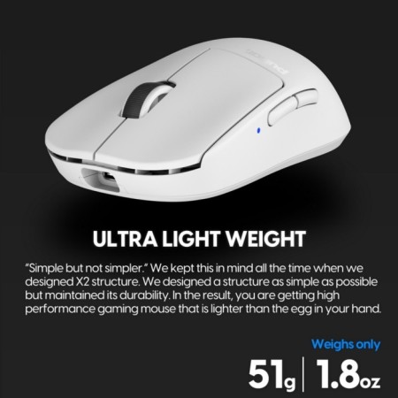 Pulsar X2 V2 Wireless Size 2 White-3