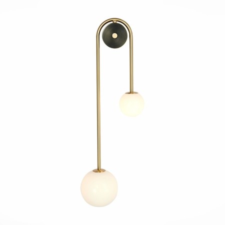 Wall lamp ST LUCE. SL1202.201.02. Adige. 2x40 watts, E27, 22x70 cm, golden color