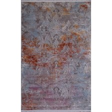 Rectangular carpet Karmen Hali Rim, size 152x300 cm, color Grey/Grey