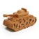 Inertial car "Military", with a tank and a soldier