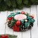 Grand Candle Candle with berries and cones 16 cm, dot d-6.5 cm