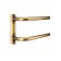 Water heated towel rail Domoterm "Stefano", P7, 7 crossbars, 400 x 700 mm, bronze
