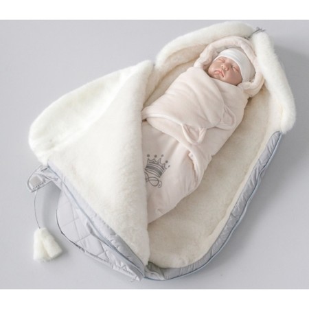 Set for discharge Winter Kinderlitto "Empire-2", 5 items, height 56-62 cm, color gray color-2