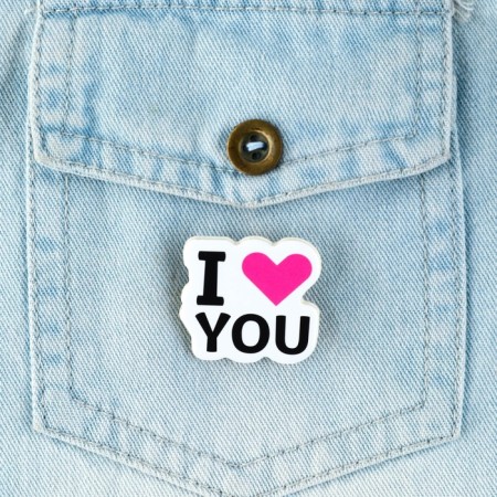 Gift set “Love is you”, icon + keychain, 6.8 x 10.5 cm.-9