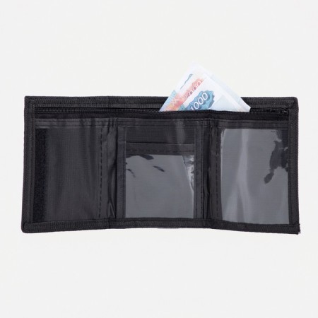 Velcro wallet, black color-3