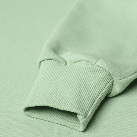 Women's sweatshirt was laid down, the color of the light green, size 44 (s)-9