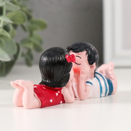 Souvenir Polystone "Cute kids" set 2 pcs 2.5x10x4 cm-1