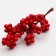 Decorative berries are red, 12 × 6 × 3 cm