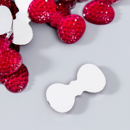 Decor for creativity Plastic "Rhuba Bant. Bright pink" set of 40 pcs 1.3x2.4 cm-1