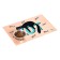 Rug for a bowl "Pigger" 43 x 28 cm "Lazy cat"