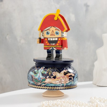 New Year. Musical souvenir "Nutcracker", Snow Maiden, manual painting